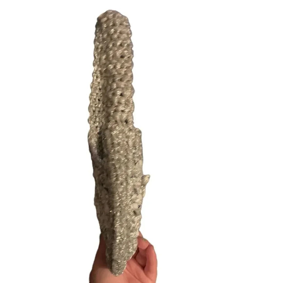 Celestial Moon Handbag Purse Metallic Silver Small Shoulder Crochet Astrology - Picture 4 of 6